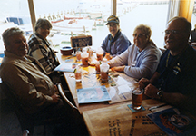 Mac, Mac's daughter, Ruthie Heathcote, Mary Craft, Dave Heathcote